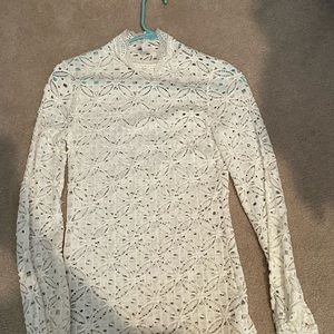 Intimately Free People white lace shirt